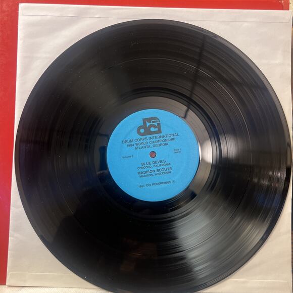 1984 DRUM CORPS INTERNATIONAL CHAMPIONSHIPS VOLS 2+3 ULTRASONIC CLEAN Vinyl EX! - Picture 11 of 12